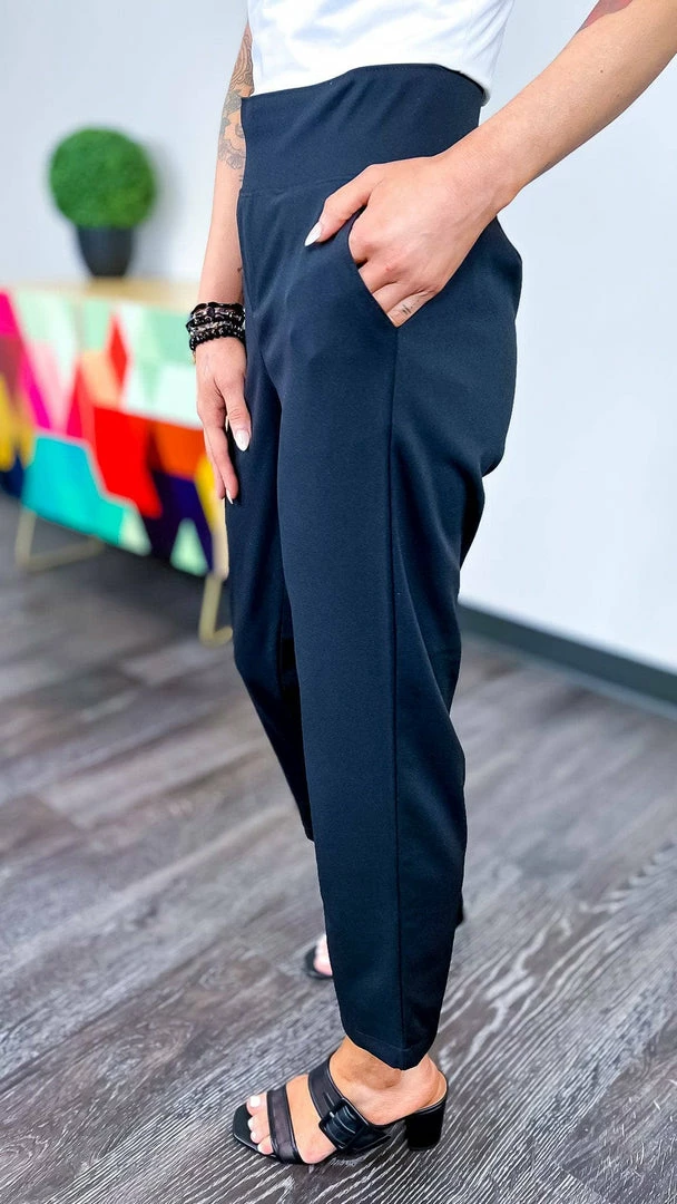 The ZigZag Stripe Black Higher Standards Pants BOTTOMS