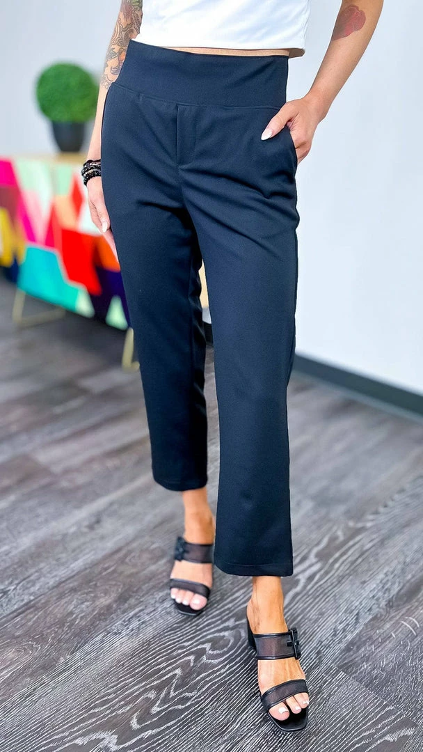 The ZigZag Stripe Black Higher Standards Pants BOTTOMS