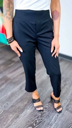 The ZigZag Stripe Black Higher Standards Pants BOTTOMS