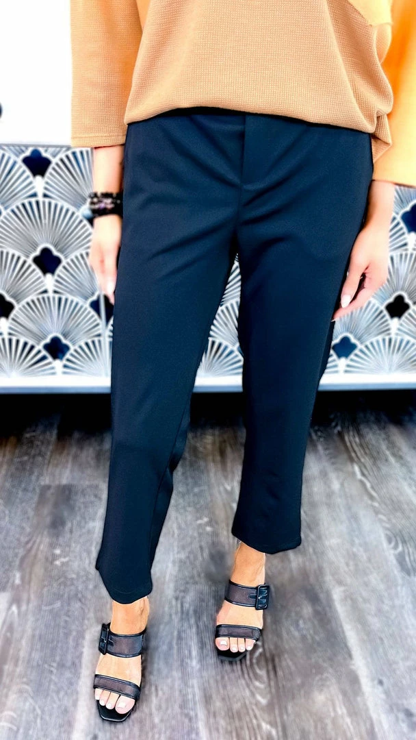 The ZigZag Stripe Black Higher Standards Pants BOTTOMS