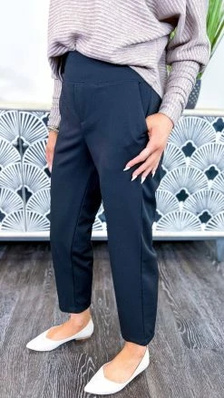 The ZigZag Stripe Black Higher Standards Pants BOTTOMS