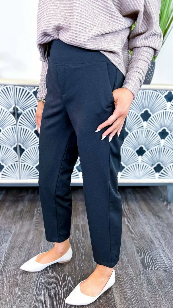 The ZigZag Stripe Black Higher Standards Pants BOTTOMS