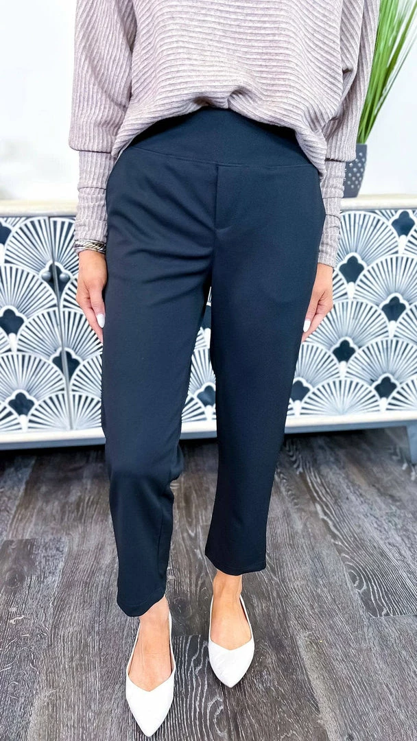 The ZigZag Stripe Black Higher Standards Pants BOTTOMS