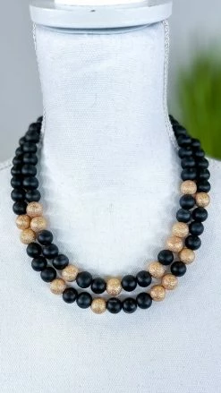 Merveille Black Hollis Necklace ACCESSORIES