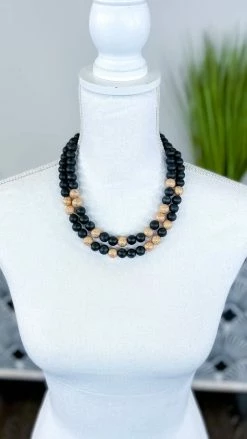 Merveille Black Hollis Necklace ACCESSORIES