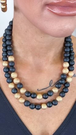 Merveille Black Hollis Necklace ACCESSORIES