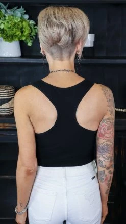 Zenana Black Hotter Than Ever Tank [NO RETURNS]