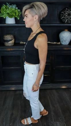 Zenana Black Hotter Than Ever Tank [NO RETURNS]