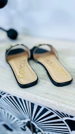 CCOCCI Black Jane Sandal