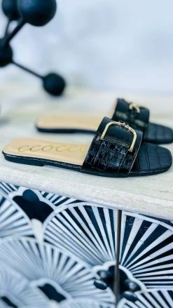CCOCCI Black Jane Sandal