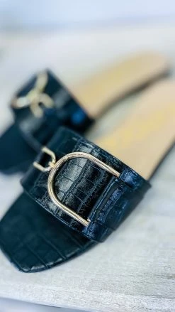 CCOCCI Black Jane Sandal