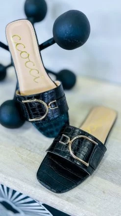 CCOCCI Black Jane Sandal