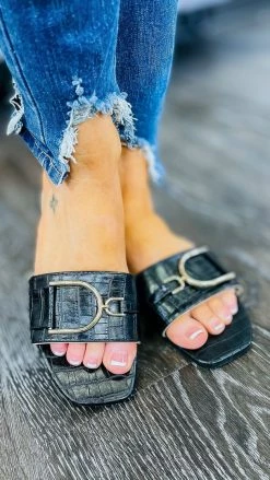 CCOCCI Black Jane Sandal