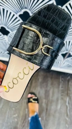 CCOCCI Black Jane Sandal