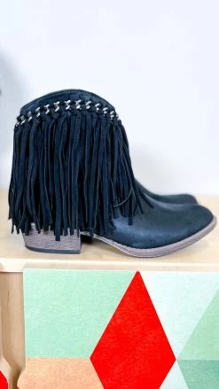 Very G SHOES Black Juno Booties