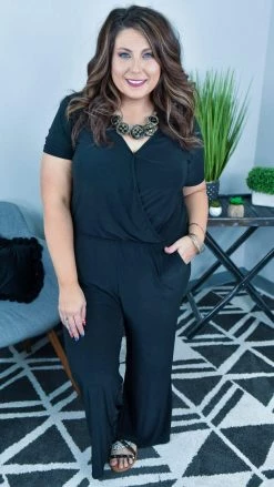 The ZigZag Stripe Black Just For The Night Jumpsuit [ NO RETURNS ] JUMPSUITS & ROMPERS