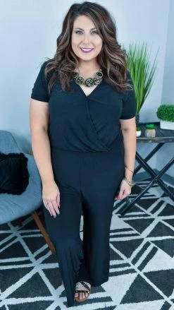 The ZigZag Stripe Black Just For The Night Jumpsuit [ NO RETURNS ] JUMPSUITS & ROMPERS