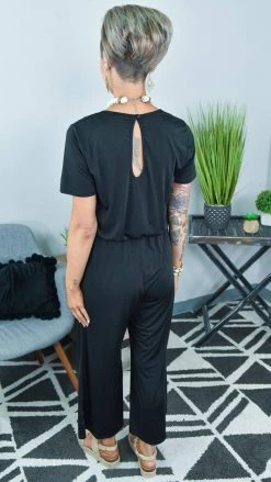 The ZigZag Stripe Black Just For The Night Jumpsuit [ NO RETURNS ] JUMPSUITS & ROMPERS