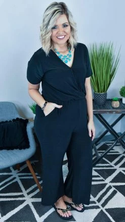 The ZigZag Stripe Black Just For The Night Jumpsuit [ NO RETURNS ] JUMPSUITS & ROMPERS