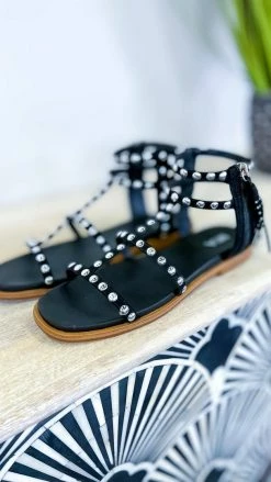 MIA SHOES Black Kathalina Sandal