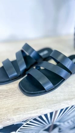 MIA Black Keona Sandals