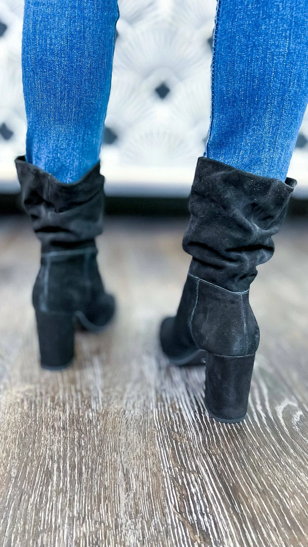 Chinese Laundry Black Kipper Boots