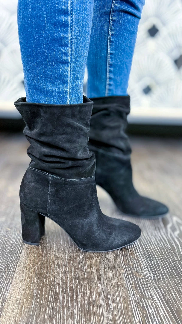 Chinese Laundry Black Kipper Boots