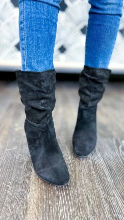 Chinese Laundry Black Kipper Boots