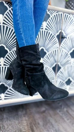 Chinese Laundry Black Kipper Boots