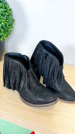 Very G Black Late Night Booties SHOES
