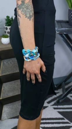 The ZigZag Stripe BOTTOMS Black Make Moves Skirt [NO RETURNS]