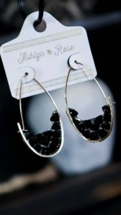 Southern Grace Black My Date Night Earrings