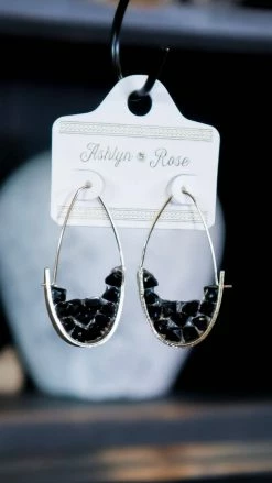 Southern Grace Black My Date Night Earrings