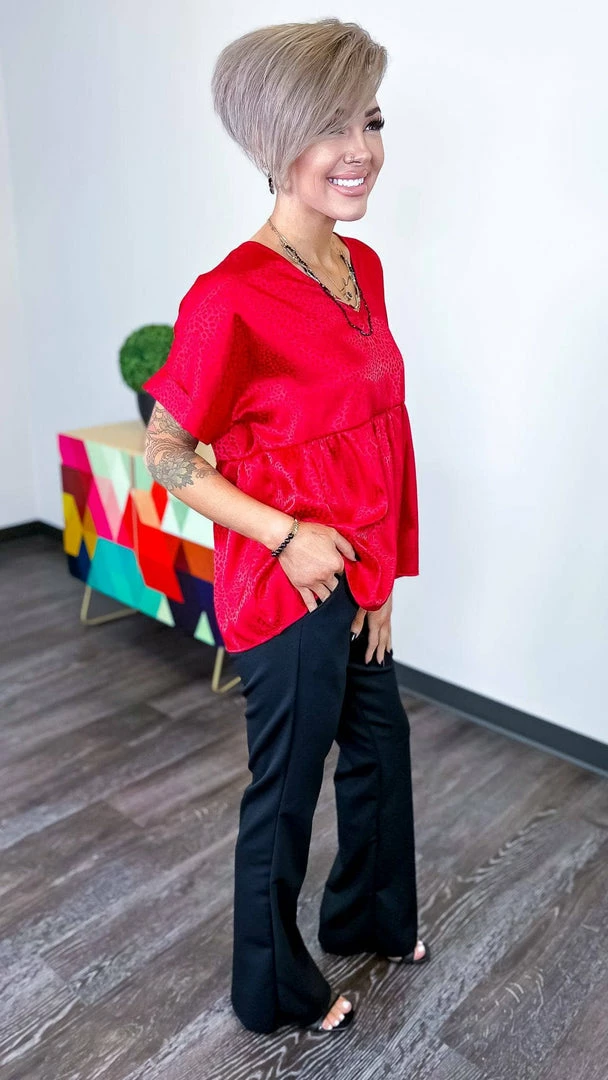 The ZigZag Stripe Black New Potential Pants BOTTOMS