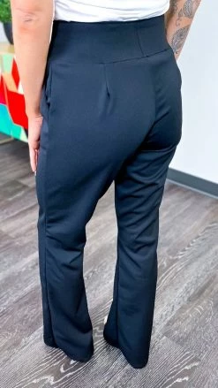 The ZigZag Stripe Black New Potential Pants BOTTOMS