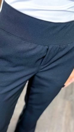 The ZigZag Stripe Black New Potential Pants BOTTOMS