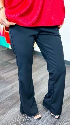 The ZigZag Stripe Black New Potential Pants BOTTOMS