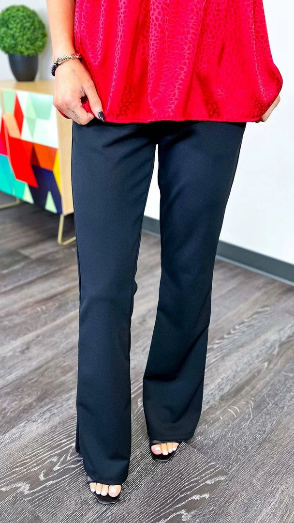 The ZigZag Stripe Black New Potential Pants BOTTOMS