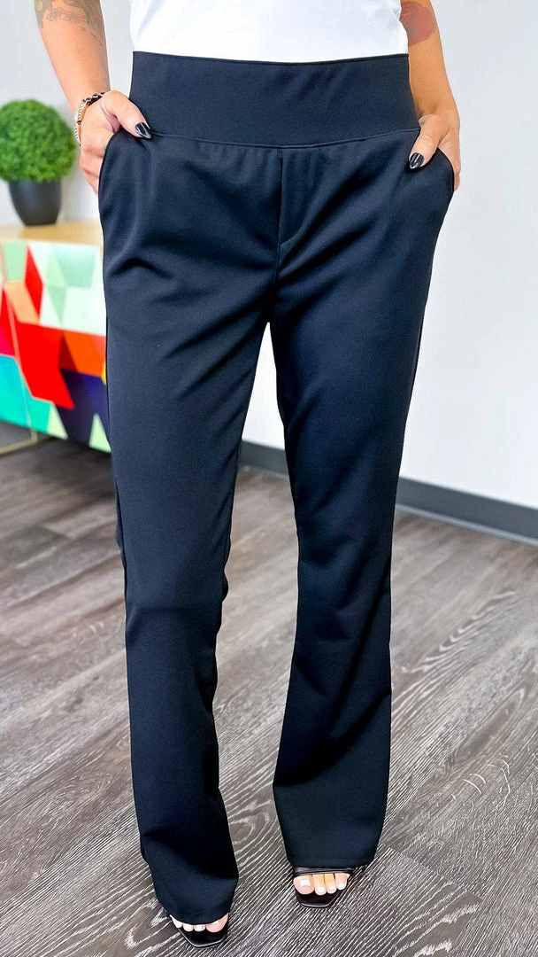 The ZigZag Stripe Black New Potential Pants BOTTOMS