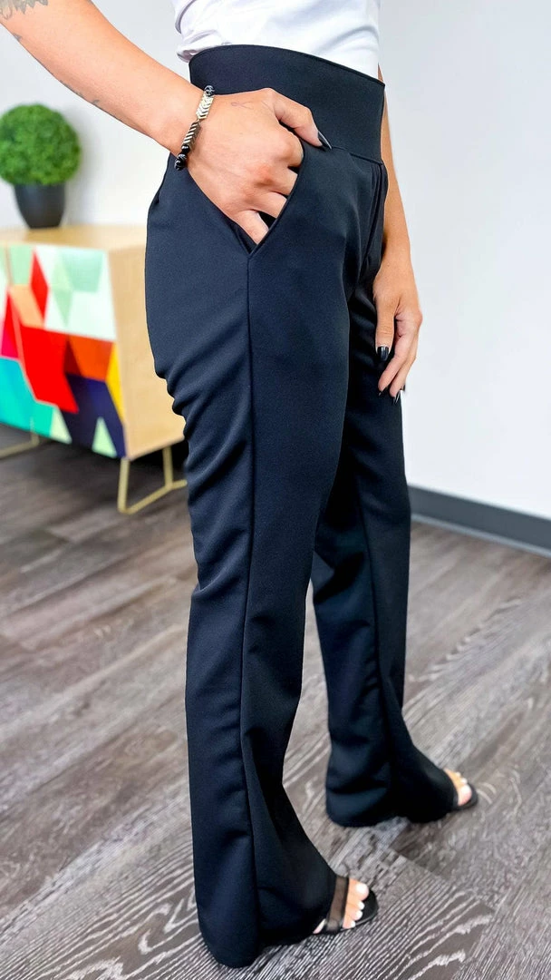 The ZigZag Stripe Black New Potential Pants BOTTOMS