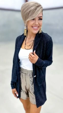 The ZigZag Stripe Black Night Of Lights Blazer