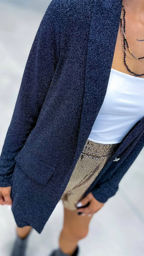 The ZigZag Stripe Black Night Of Lights Blazer