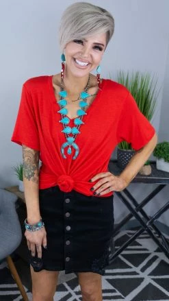 White Birch BOTTOMS Black On My Radar Skirt [NO RETURNS]