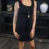 Heart & Hips Black Open Your Mind Dress [NO RETURNS] DRESSES