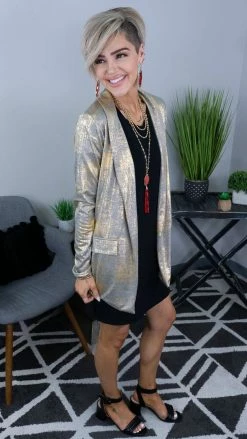 The ZigZag Stripe Black Pure Memories Dress