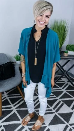 The ZigZag Stripe Black Romantic Remix Top