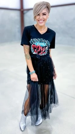 Origami Black See Yourself Skirt