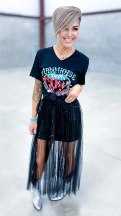 Origami Black See Yourself Skirt