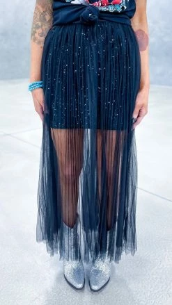 Origami Black See Yourself Skirt