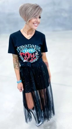 Origami Black See Yourself Skirt